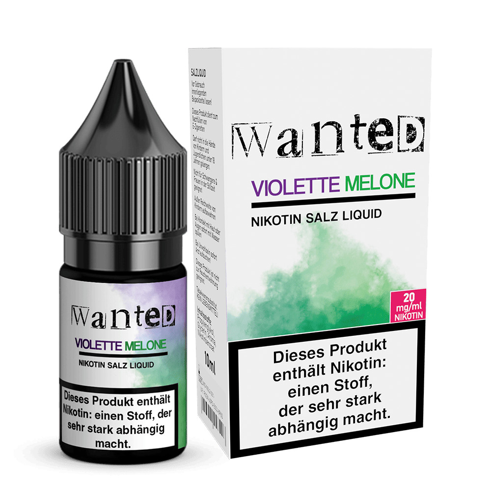 Wanted Overdosed Violette Melone Nikotinsalz-Liquid 10 ml