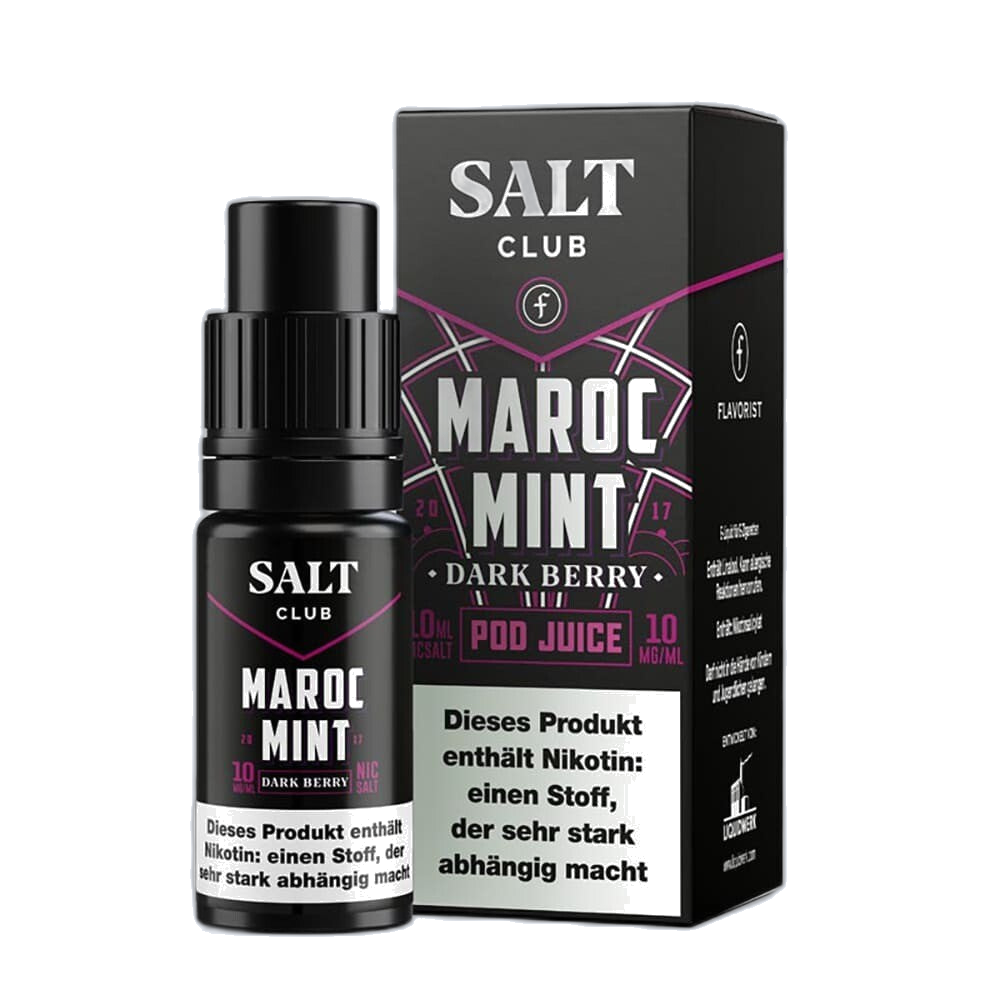 Liquid Maroc Mint Dark Berry - Flavorist Salt Club Nikotinsalz 20mg