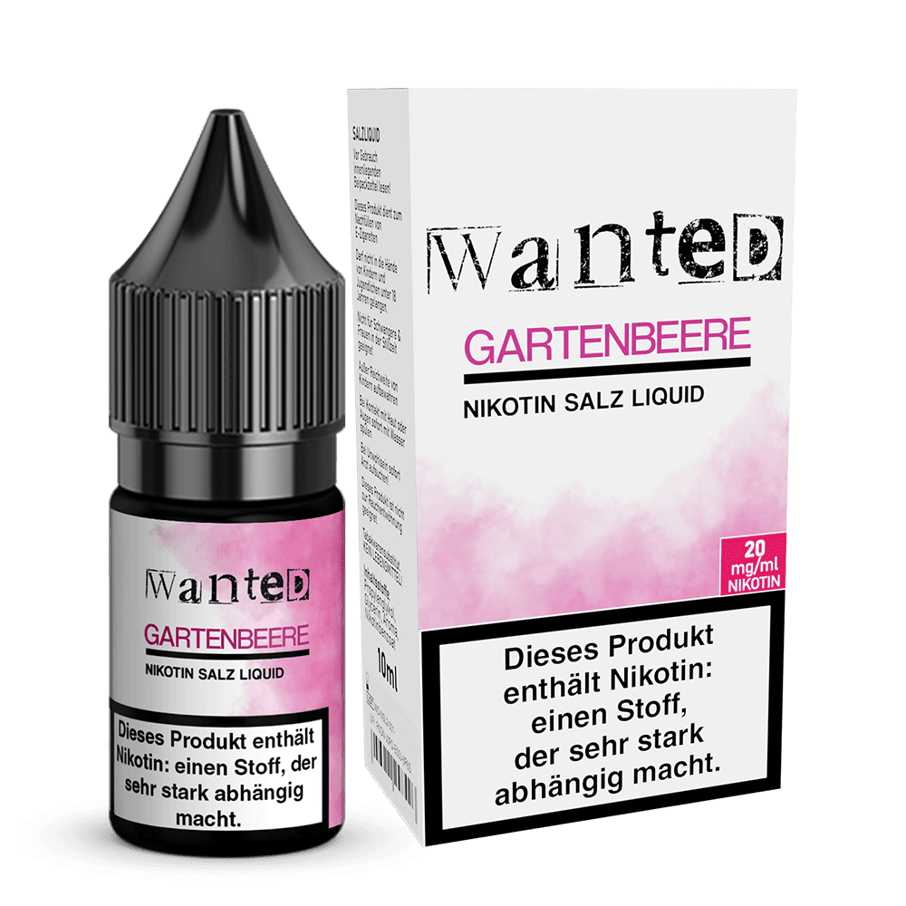 Wanted Overdosed Gartenbeere Nikotinsalz-Liquid 10 ml