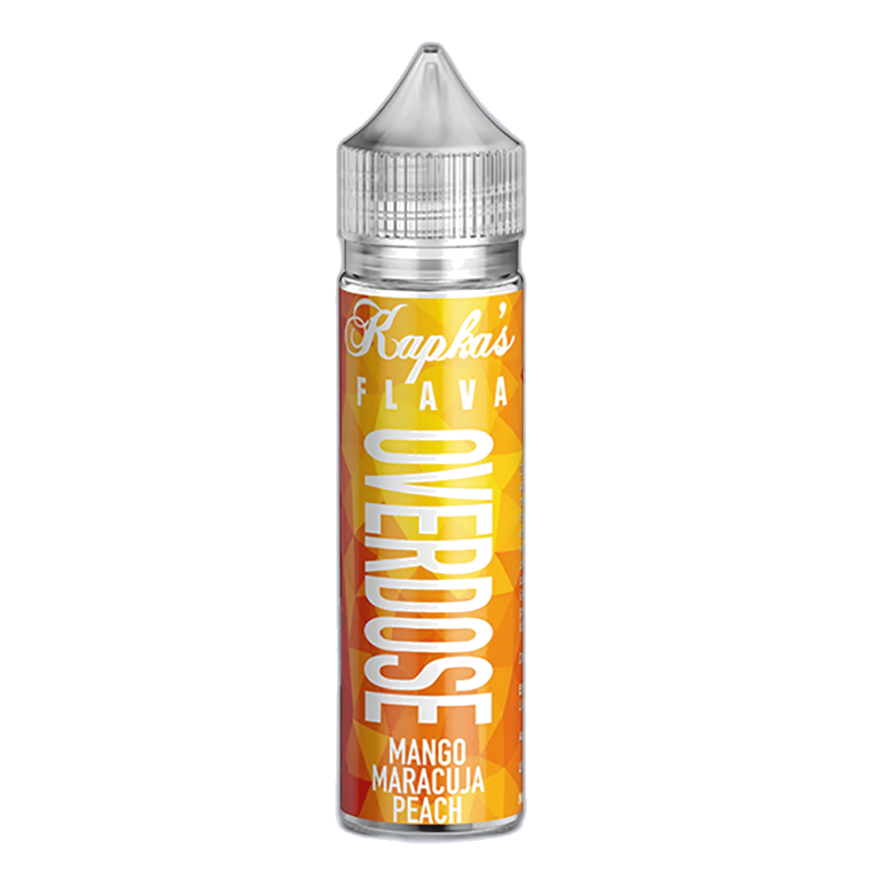 Kapka`s Aroma Longfill - Mango Maracuja Peach Overdose - 6ml Aroma in 60ml Flasche