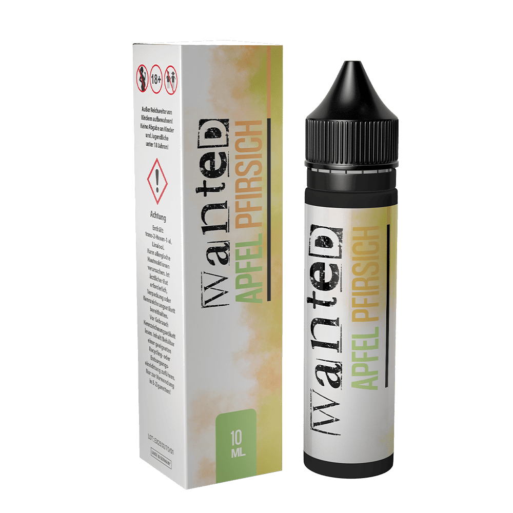 Wanted Aroma Apfel Pfirsich - 10ml
