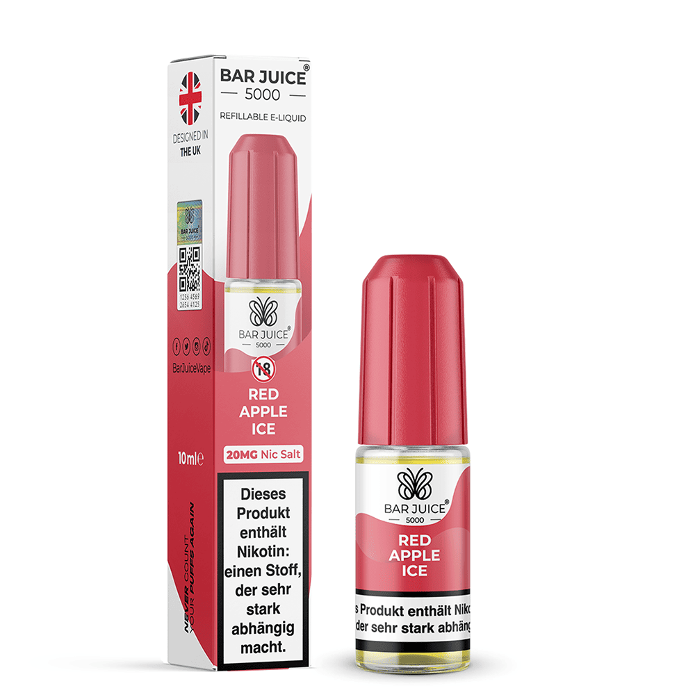 Bar Juice Nikotinsalz Red Apple Ice Liquid
