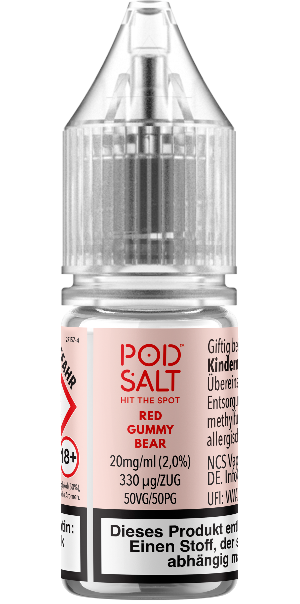Liquid Red Gummy Bear - Pod Salt Xtra Nikotinsalz