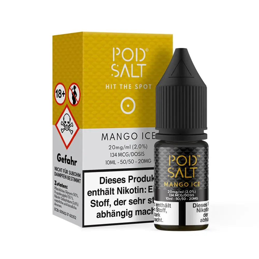 Liquid Mango Ice - Pod Salt Core Nikotinsalz