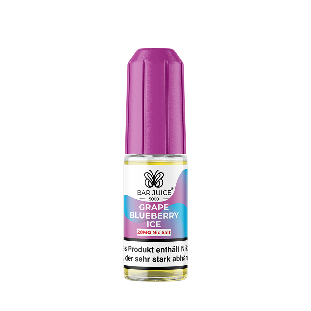 Bar Juice Nikotinsalz Grape Blueberry Ice Liquid