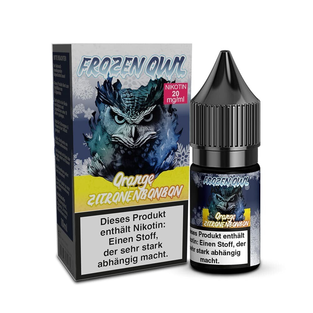 Liquid Orange Zitronenbonbon - Frozen OWL Nikotinsalz
