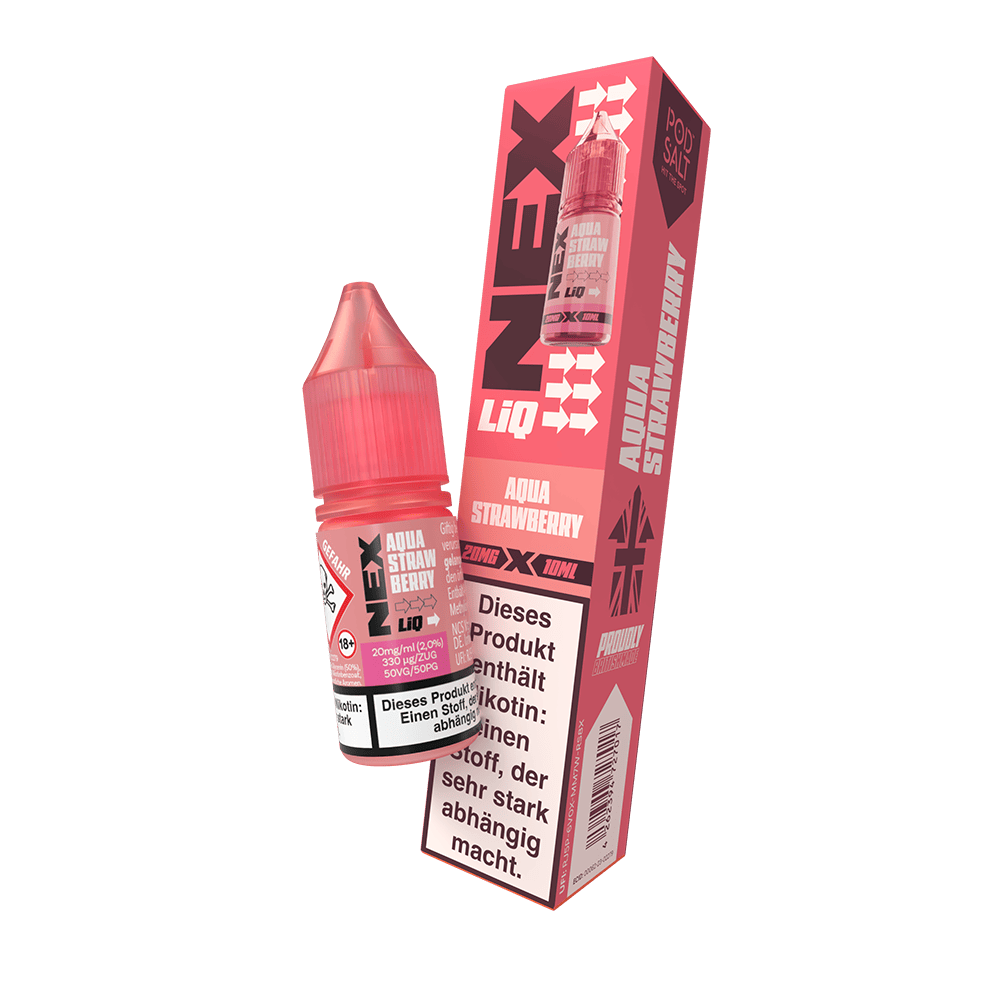 Liquid Aqua Strawberry - Nex Liq Nikotinsalz