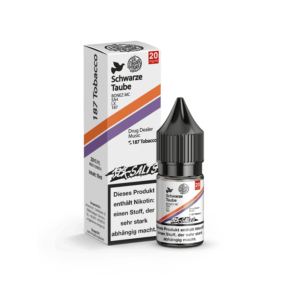 187 Strassenbande Nikotinsalz Schwarze Taube 10ml
