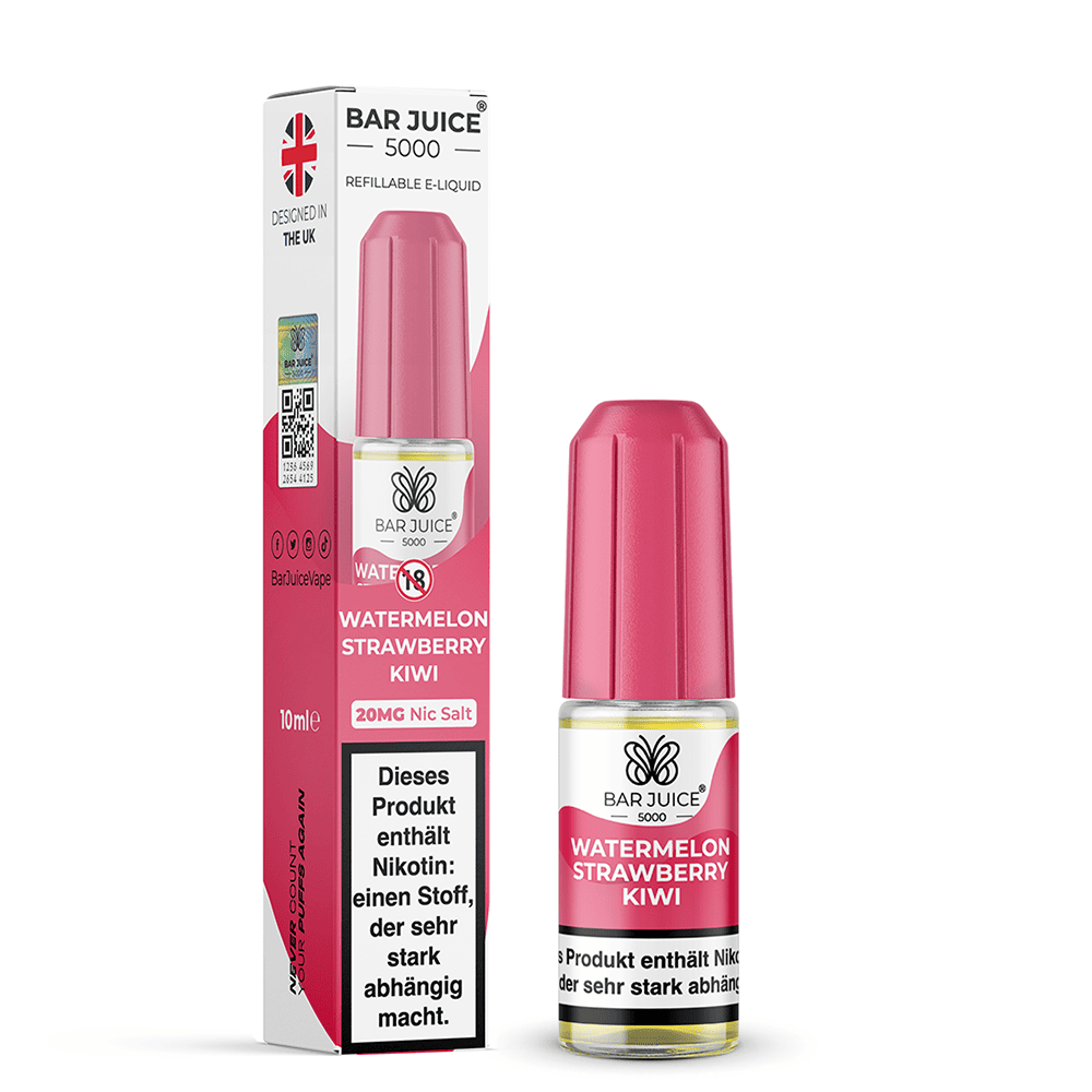 Bar Juice Nikotinsalz Watermelon Strawberry Kiwi Liquid