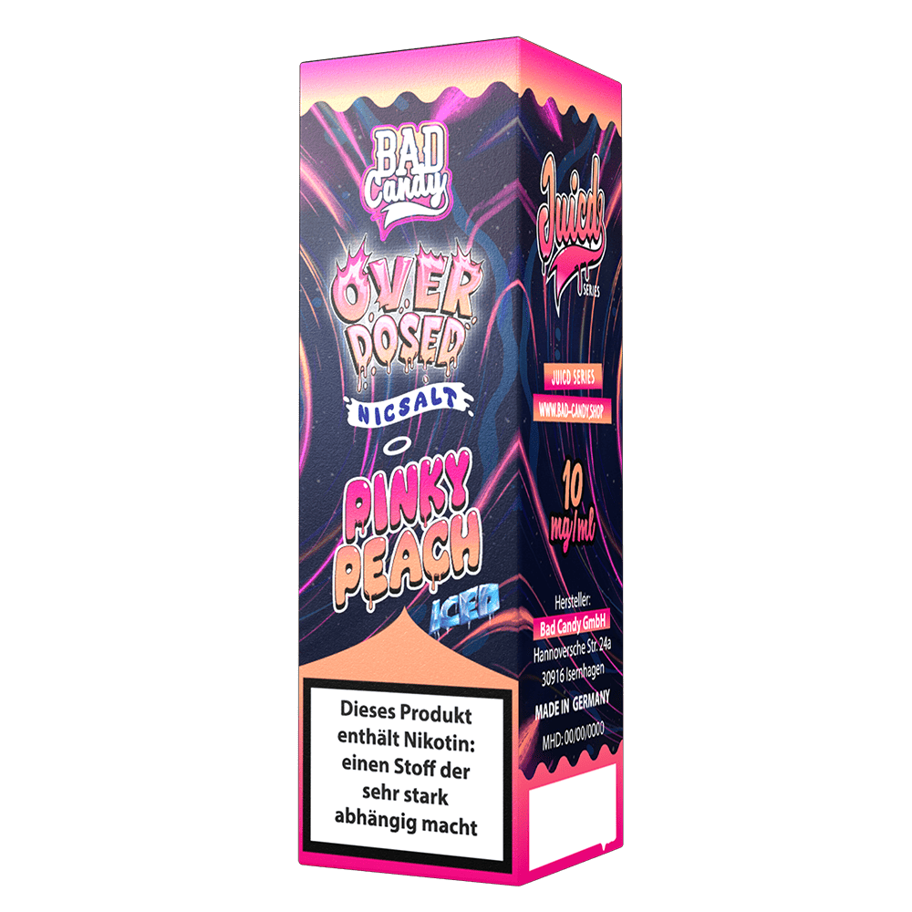 Liquid Pinky Peach Iced - Bad Candy Nikotinsalz