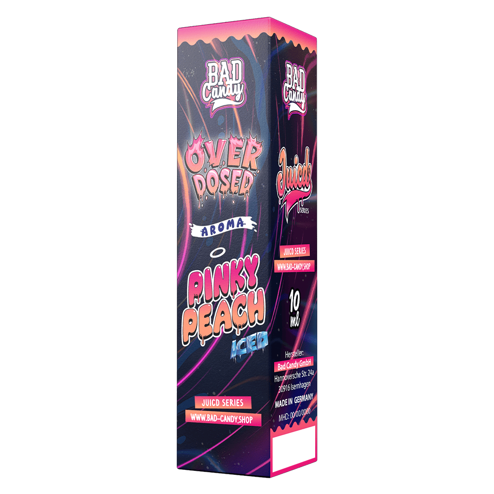 Aroma Pinky Peach Iced - Bad Candy Juicd