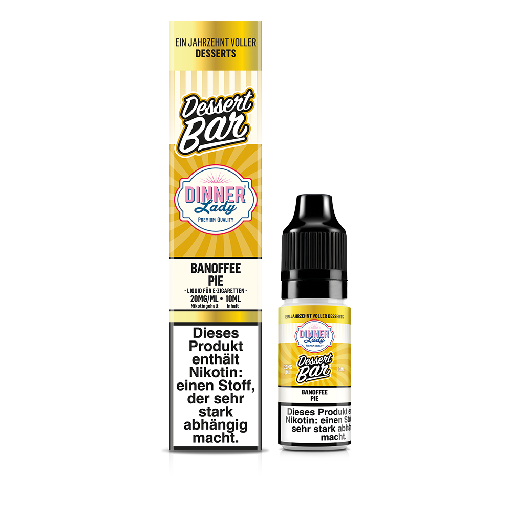 Dinner Lady Nikotinsalz Banoffee Pie 50/50 10ml