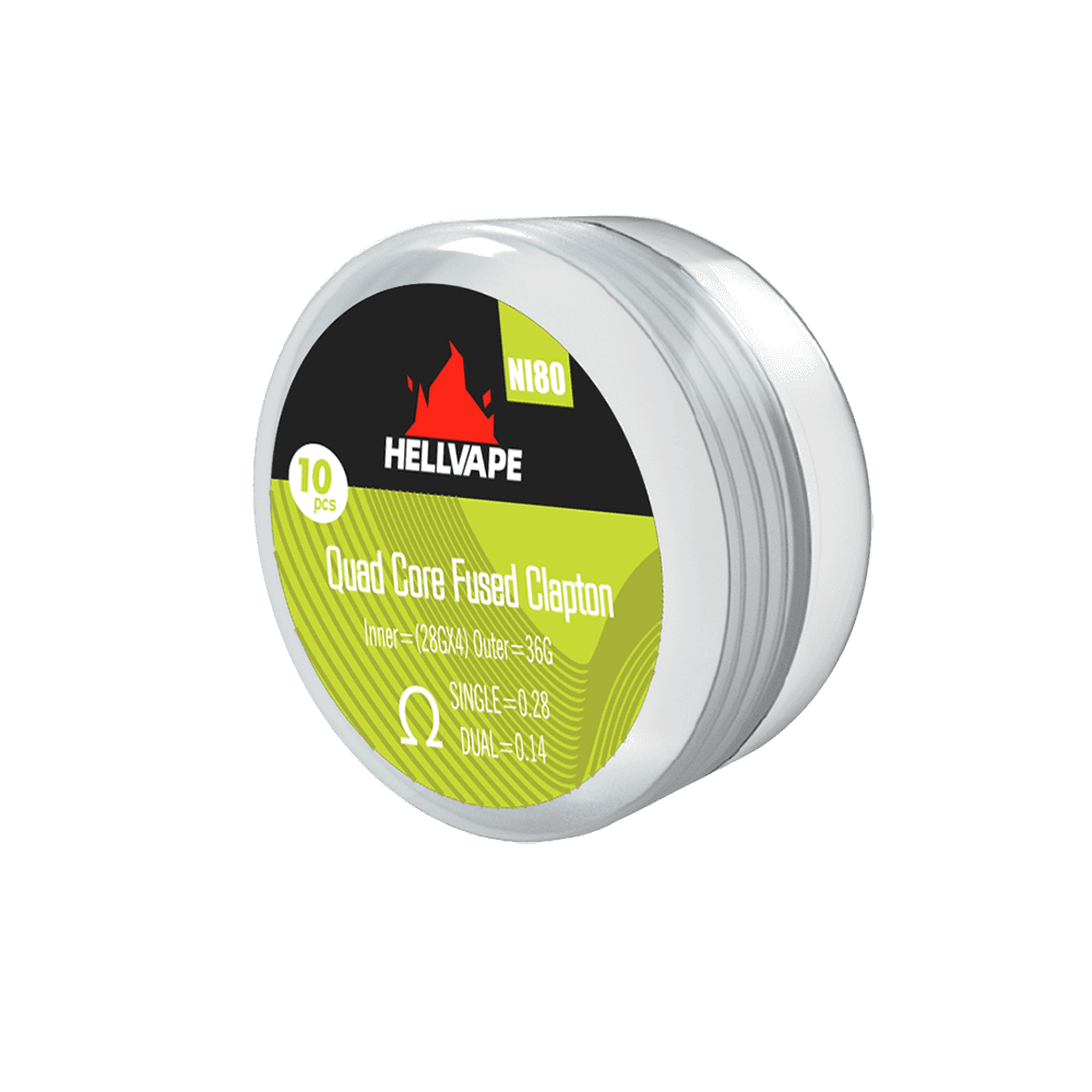 Hellvape Quad Core Fused Clapton Coil 0,28 Ohm Ni80