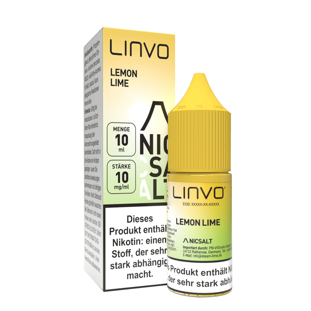 Linvo Nikotinsalz - Lemon Lime - Liquid 10mg 10ml