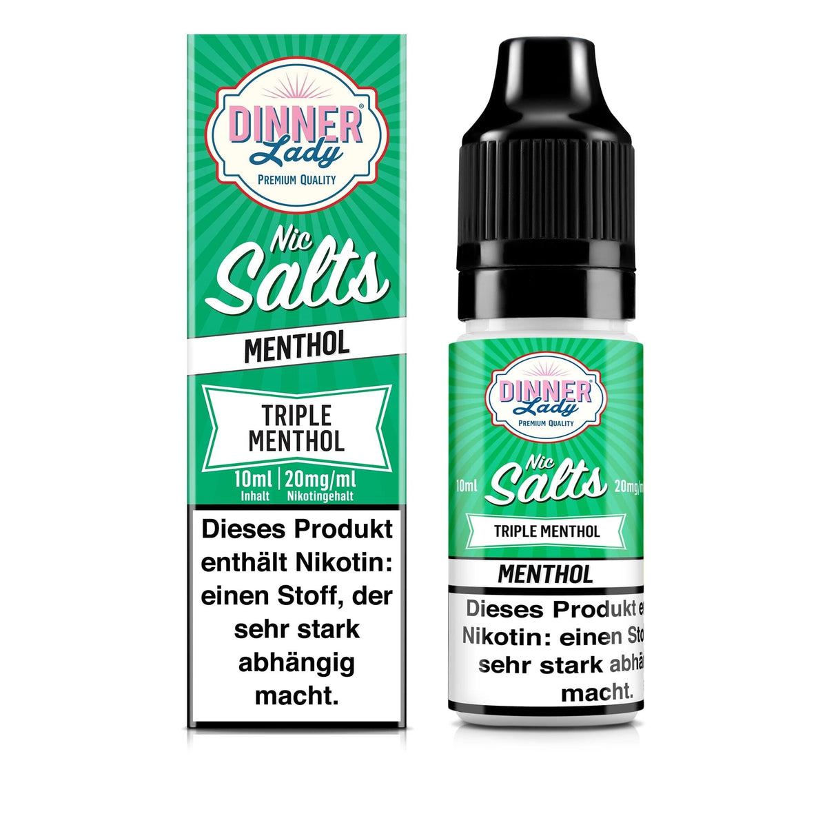 Liquid Triple Menthol - Dinner Lady Nikotinsalz