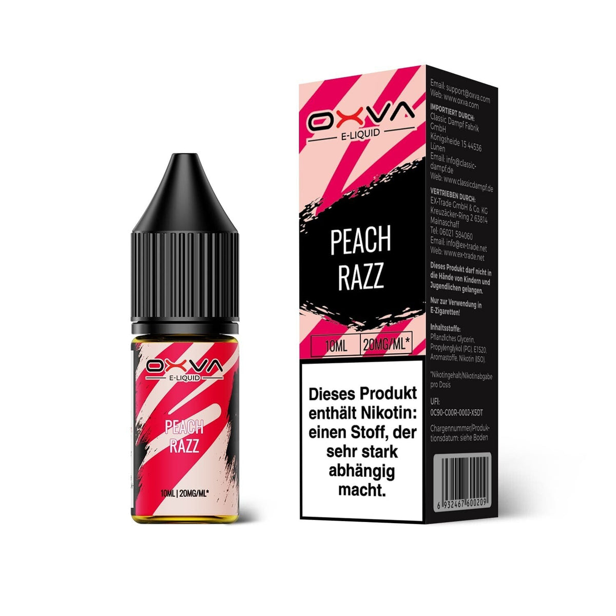 Oxva Peach Razz Nikotinsalz Liquid