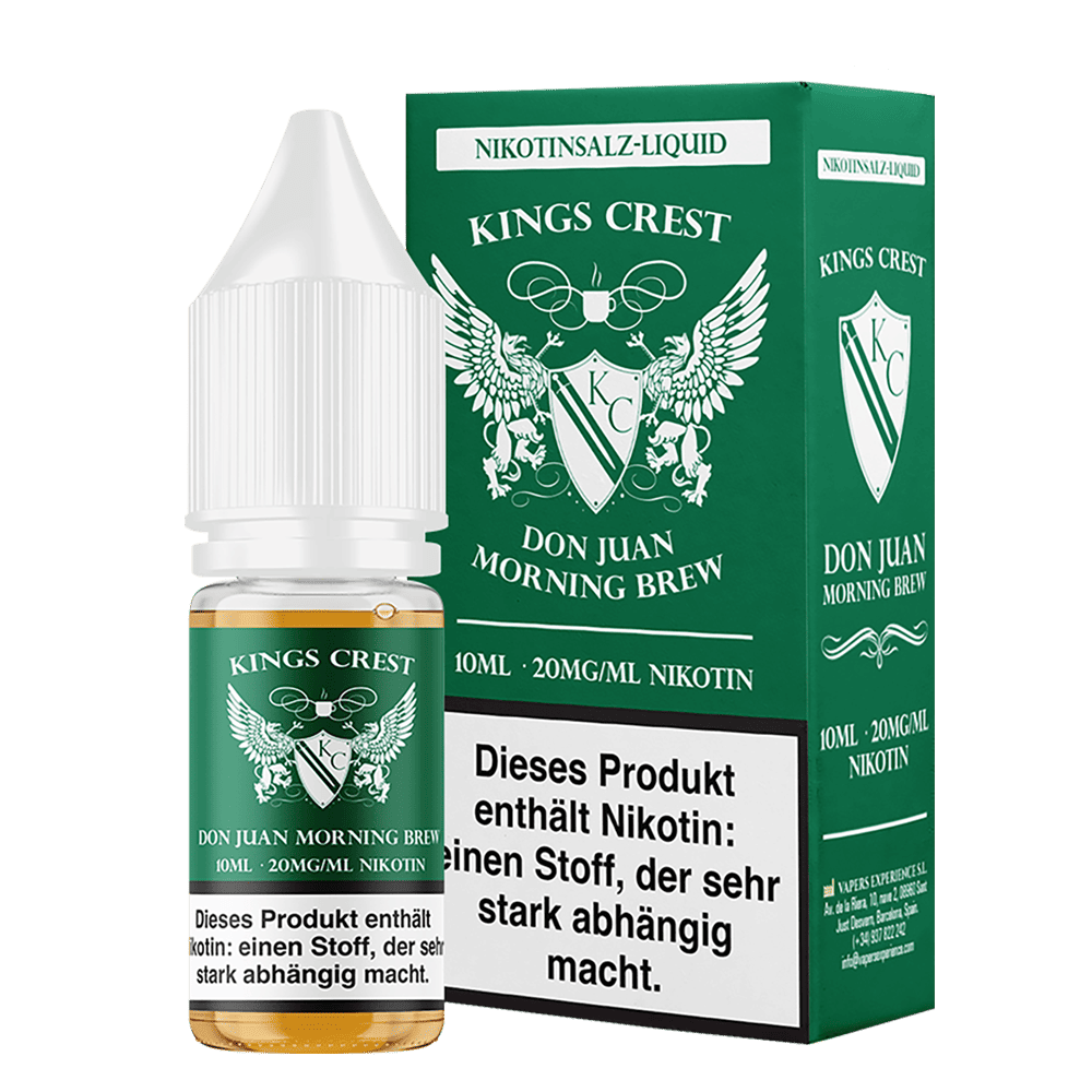 Kings Crest Nikotinsalz - Don Juan Morning Brew - 10ml Liquid