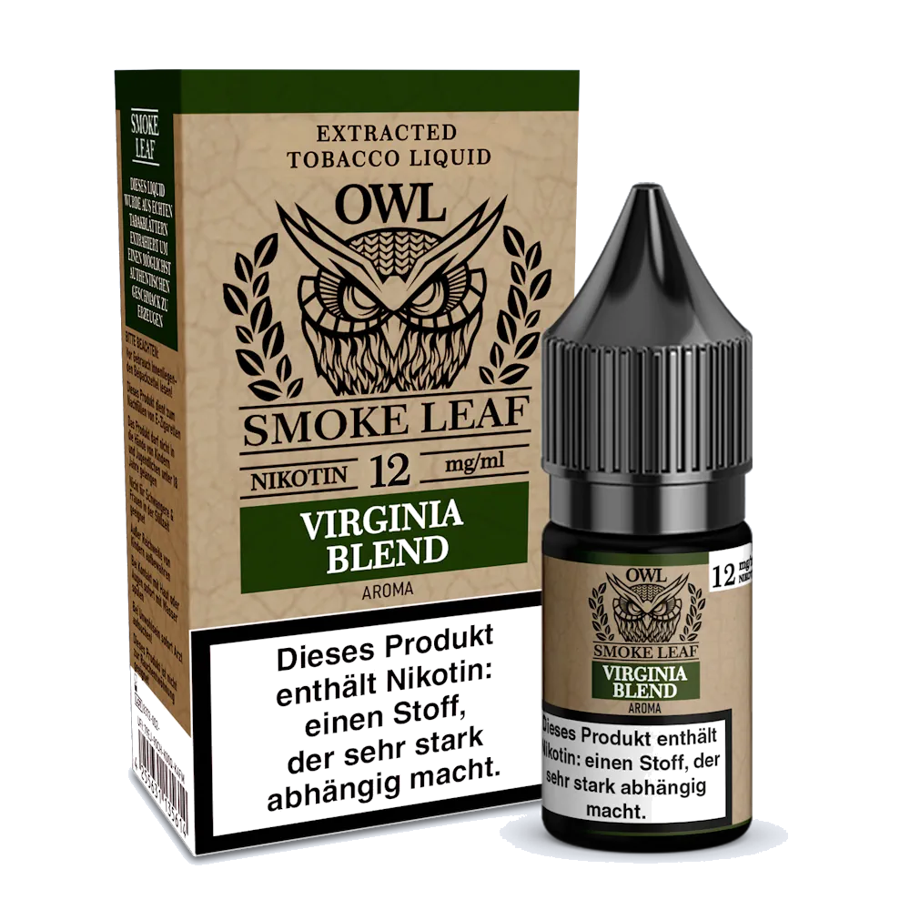 OWL Smoke Leaf Liquid - Virginia Blend Tobacco - 12mg