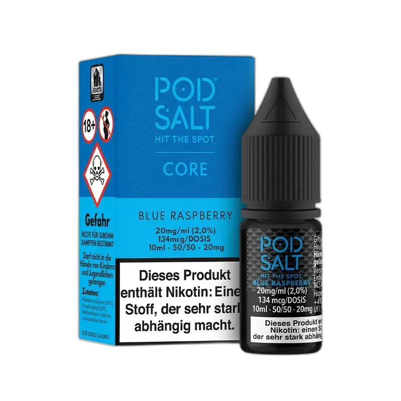 Liquid Blue Raspberry - Pod Salt Core Nikotinsalz