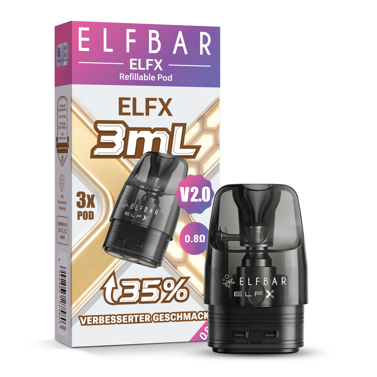 Elfbar - ELFX - Refillable Pods V2.0 - 3ml