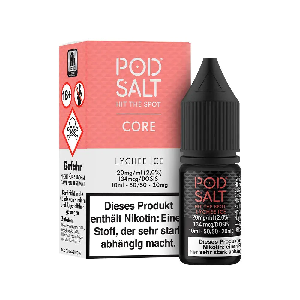 Liquid Lychee Ice - Pod Salt Core Nikotinsalz
