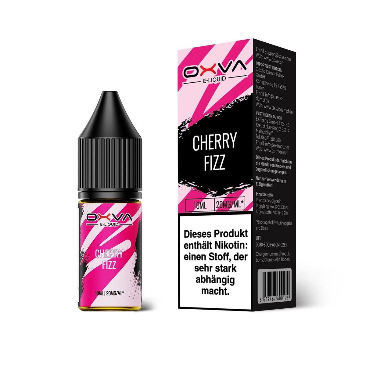 Oxva Cherry Fizz Nikotinsalz Liquid