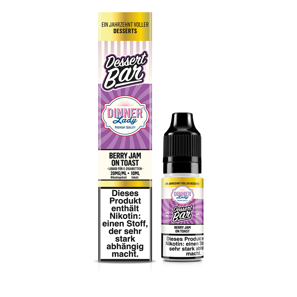 Dinner Lady Nikotinsalz Berry Jam on Toast 50/50 10ml