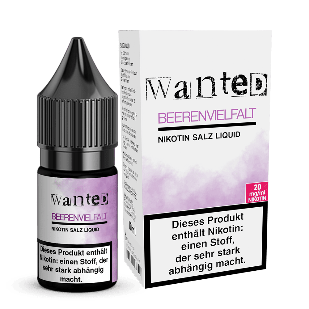 Wanted Overdosed Beerenvielfalt Nikotinsalz-Liquid 10 ml