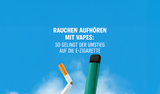 Rauchen aufhören mit Vapes: So gelingt der Umstieg auf die E-Zigarette