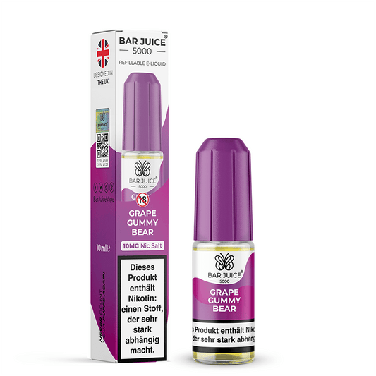 Bar Juice Nikotinsalz Grape Gummy Bear Liquid