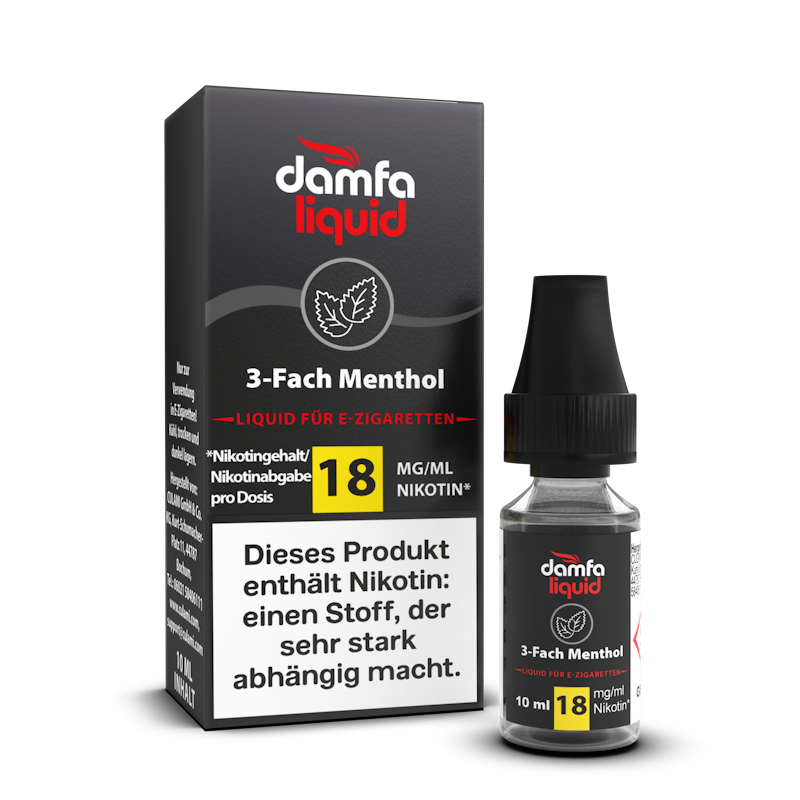 damfaliquid 3 Fach Menthol V2 10ml