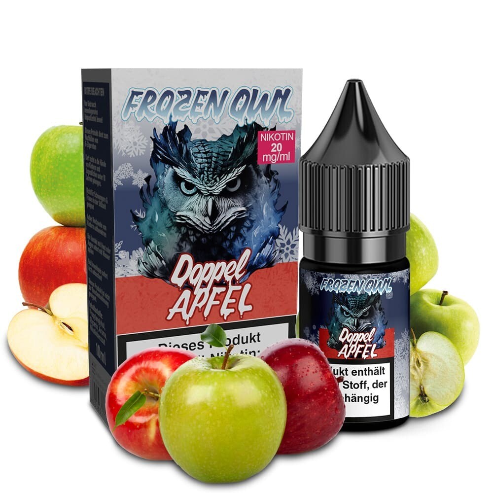 Liquid Doppelapfel - Frozen OWL Nikotinsalz