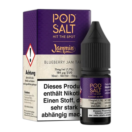 Liquid Blueberry Jam Tart - Pod Salt Fusion Nikotinsalz