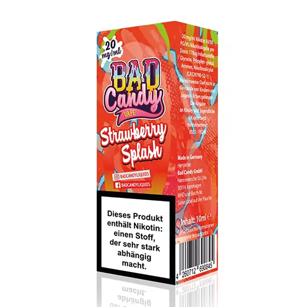 Liquid Strawberry Splash - Bad Candy Nikotinsalz