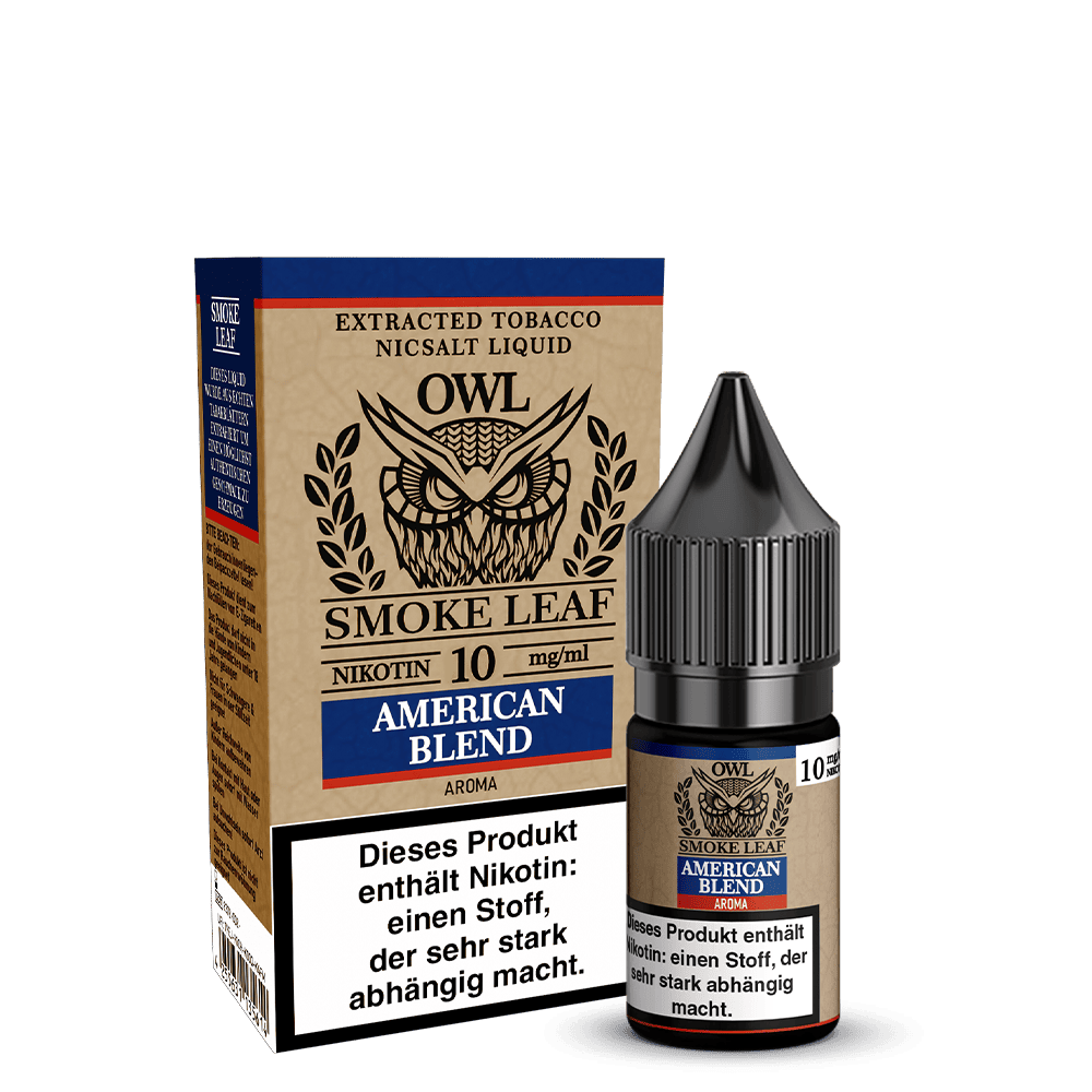 OWL Smoke Leaf Nikotinsalz Liquid - American Blend Tobacco