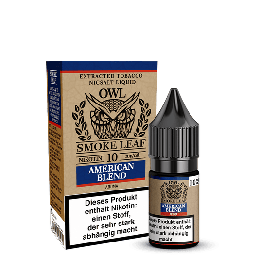 OWL Smoke Leaf Nikotinsalz Liquid - American Blend Tobacco