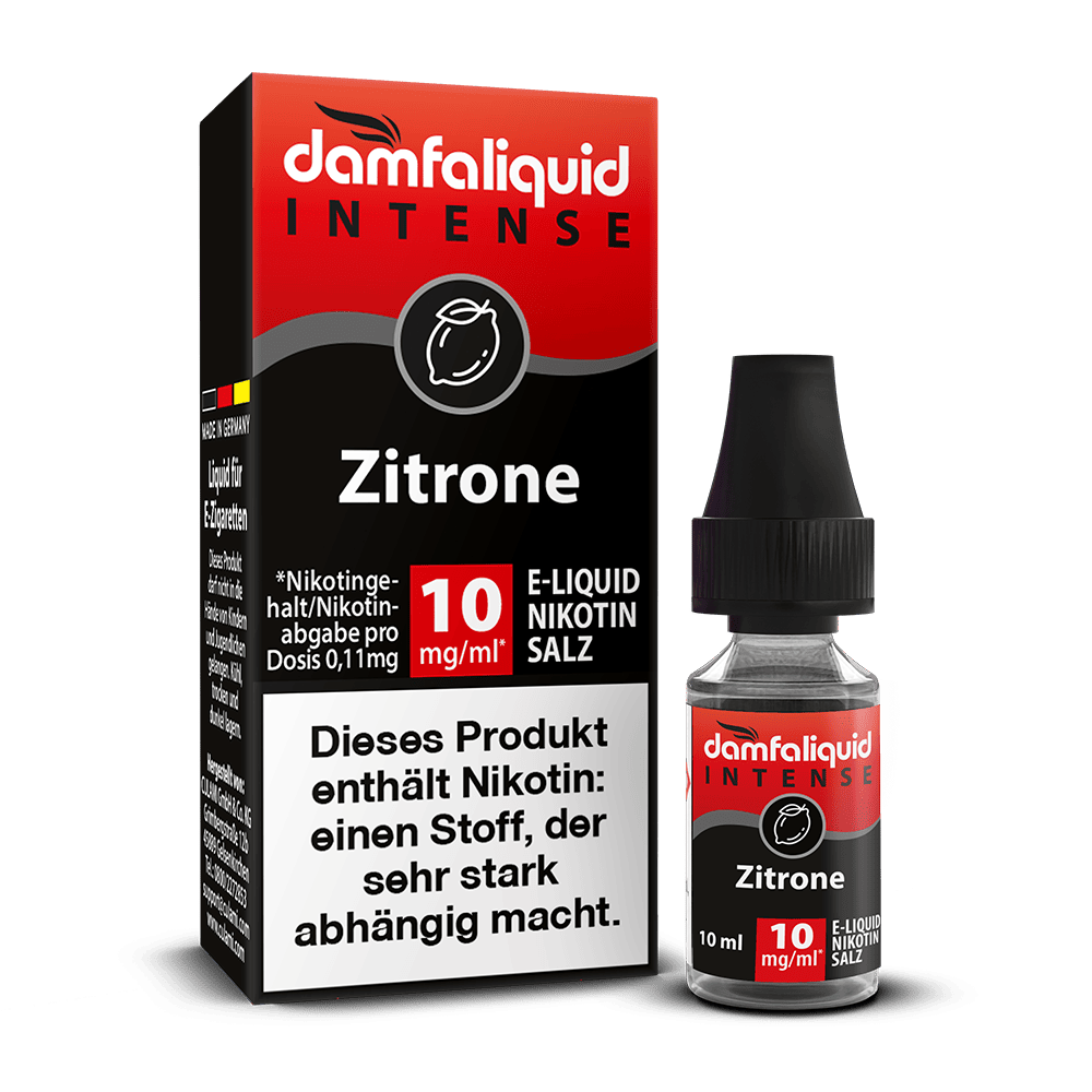 damfaliquid Nikotinsalz Zitrone INTENSE