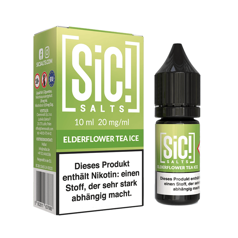 SIC Nikotinsalz Liquid - Elderflower Tea Ice - 20mg