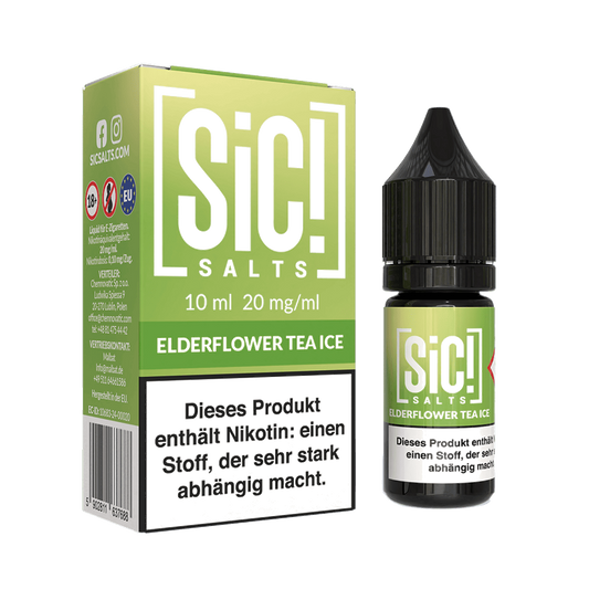 SIC Nikotinsalz Liquid - Elderflower Tea Ice - 20mg
