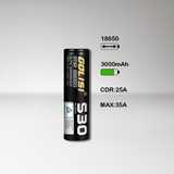 Golisi S30 Akku 18650 3000mAh/25A