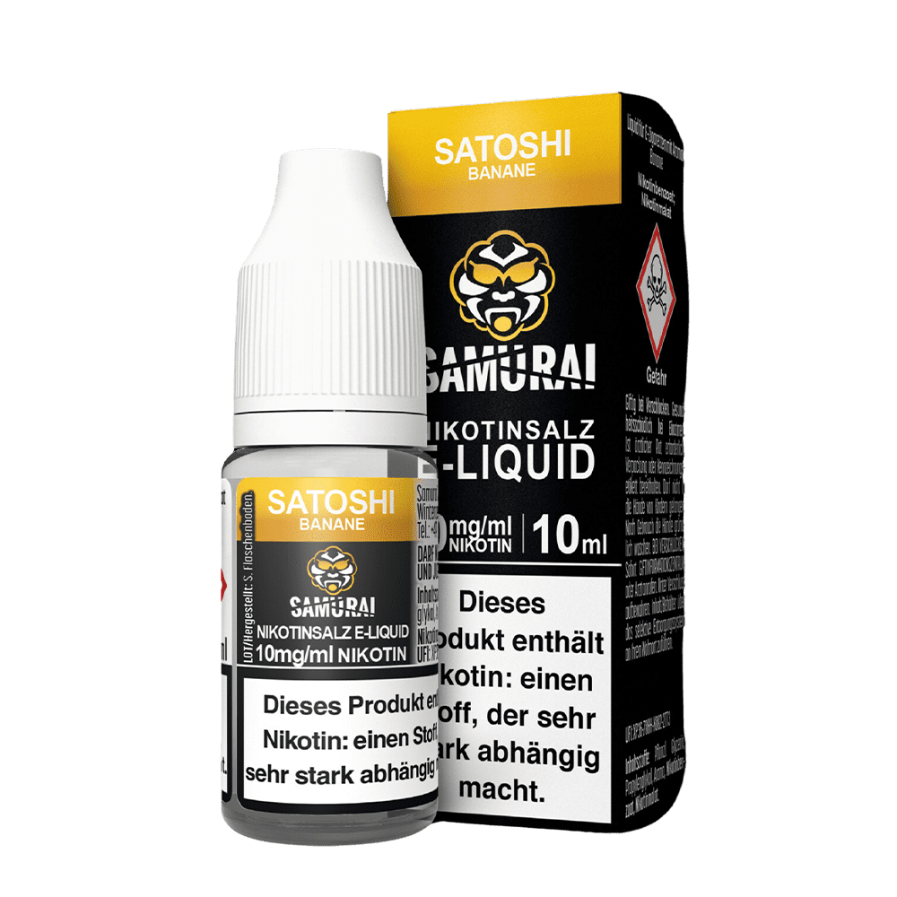 Liquid Satshoi Banane - Samurai Nikotinsalz