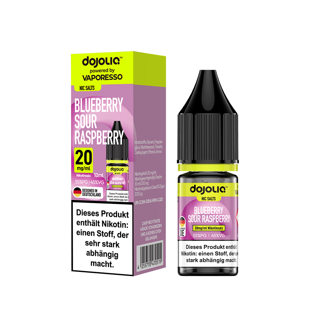 Dojoliq Nikotinsalz Blueberry Sour Raspberry Liquid