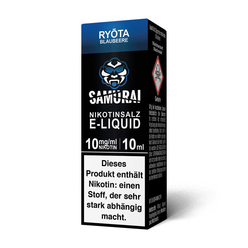 Liquid Ryota Blaubeere - Samurai Nikotinsalz