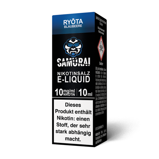 Liquid Ryota Blaubeere - Samurai Nikotinsalz
