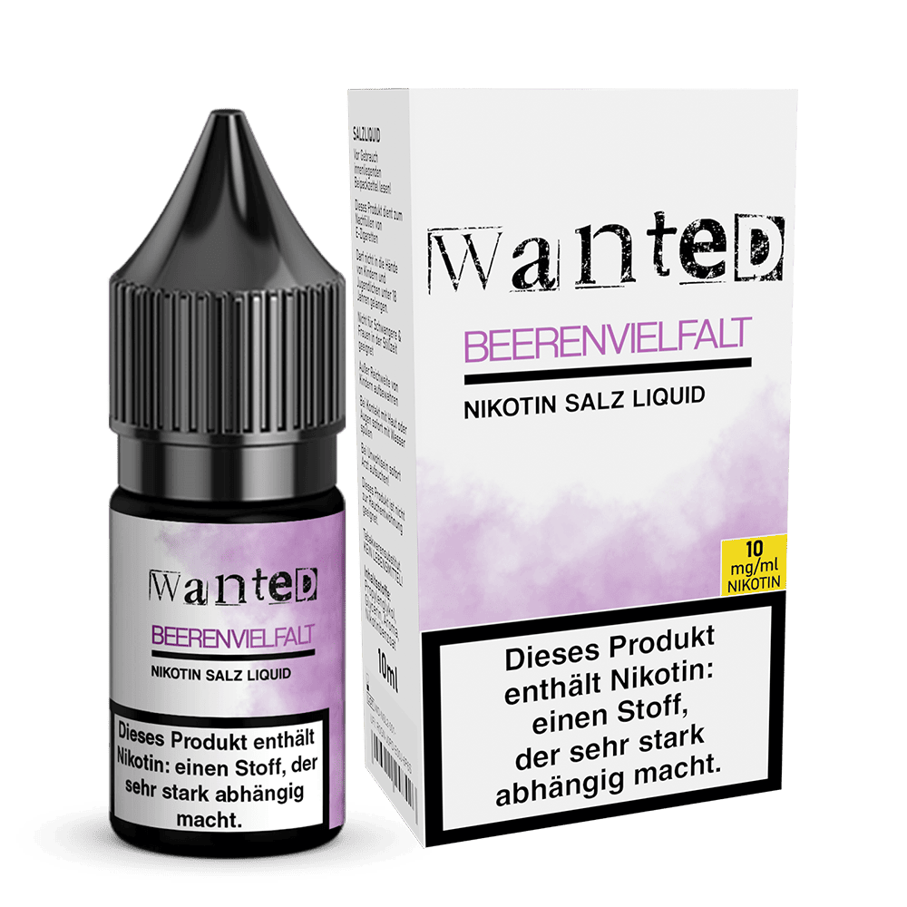 Wanted Overdosed Beerenvielfalt Nikotinsalz-Liquid 10 ml