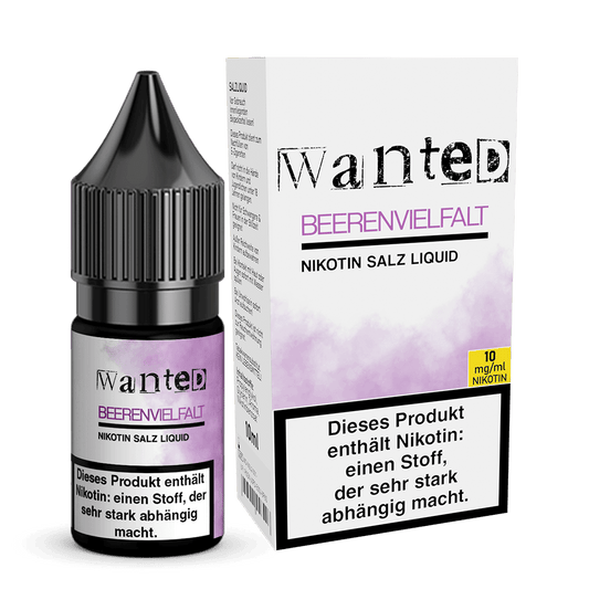 Wanted Overdosed Beerenvielfalt Nikotinsalz-Liquid 10 ml