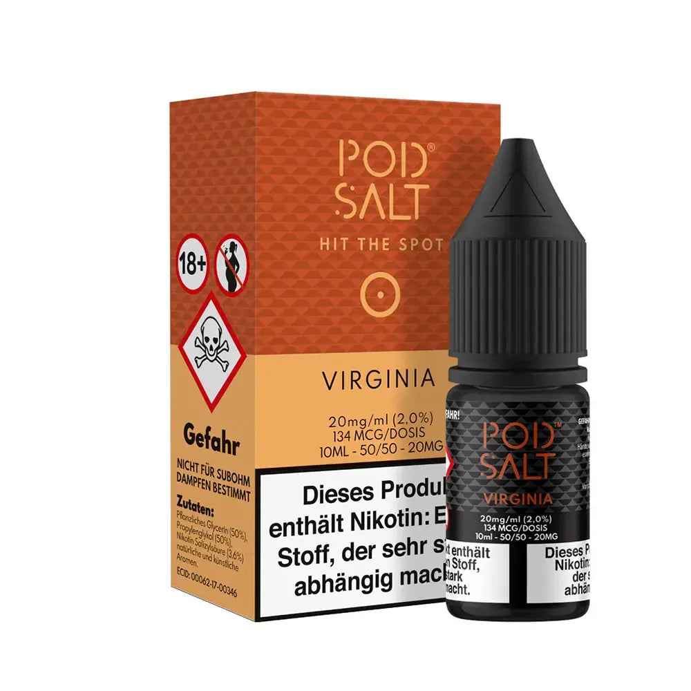 Liquid Virginia (Gold) - Pod Salt Core Nikotinsalz
