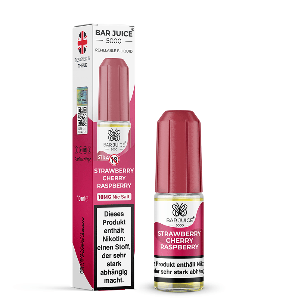 Bar Juice Nikotinsalz Strawberry Cherry Raspberry Liquid