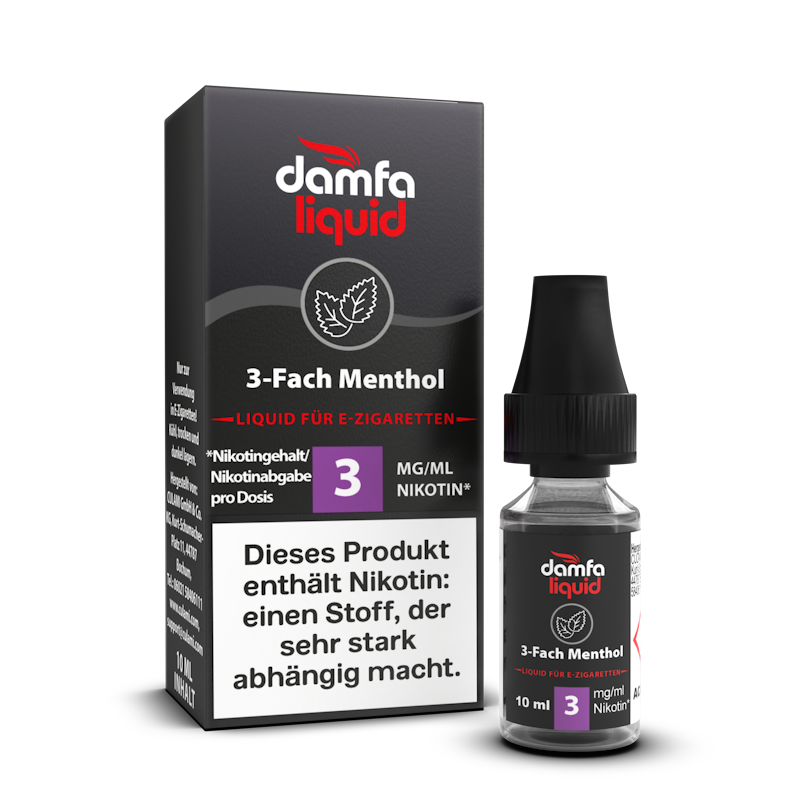 damfaliquid 3 Fach Menthol V2 10ml