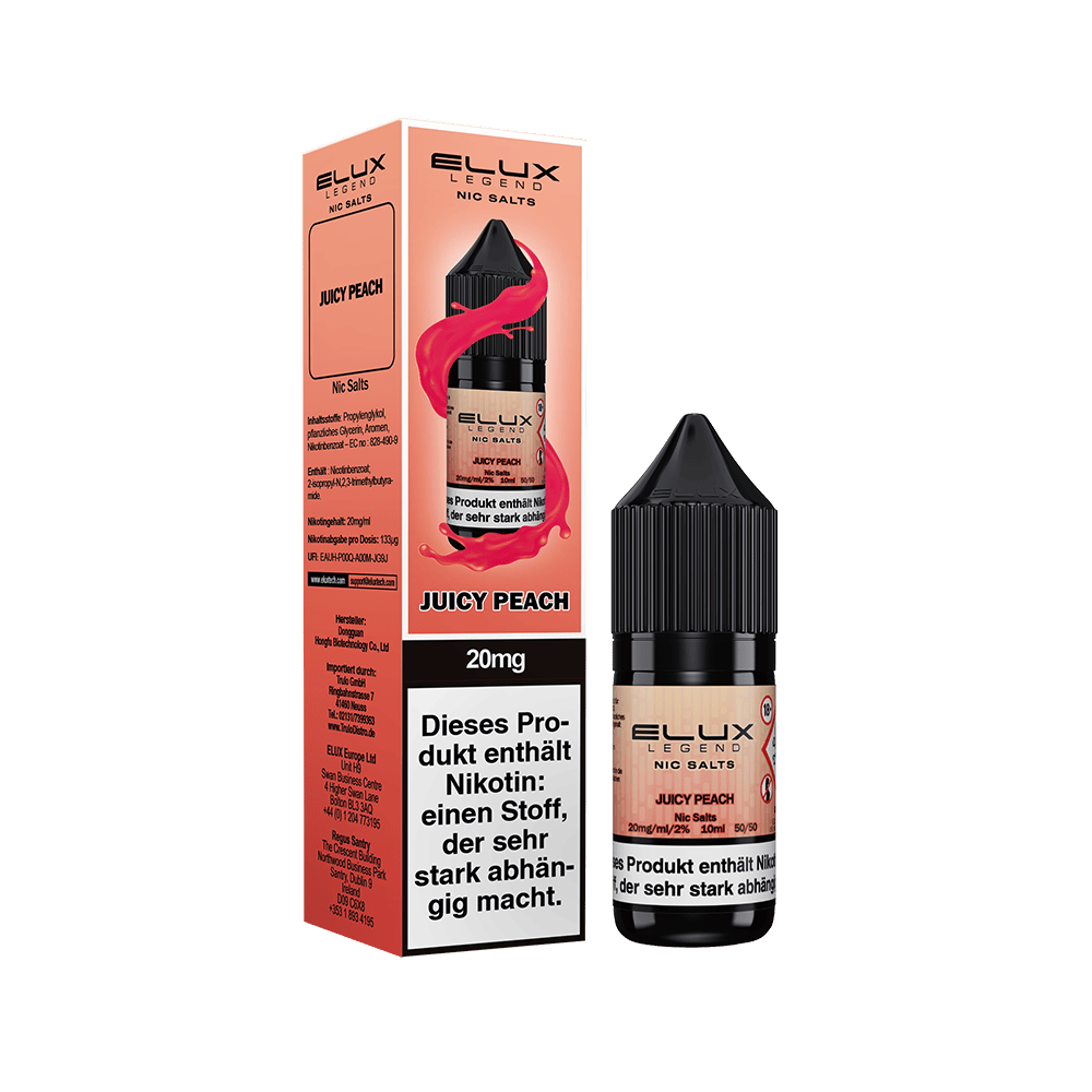 Elux Nikotinsalz Juicy Peach Liquid